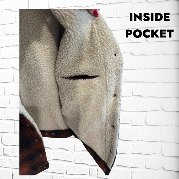 **🔥 Jughead Jones “Riverdale” Levi’s Sherpa Check Jacket – Men’s Size M 🔥** - Picture 8 of 11